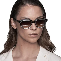 Dita Eyewear Varkatope DTS707 Limited Edition Black Yellow Gold Sunglasses< Sunglasses