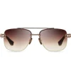 Dita Eyewear Dita Grand-Evo One DTS138-A-02 White Gold Brown Sunglasses< Sunglasses