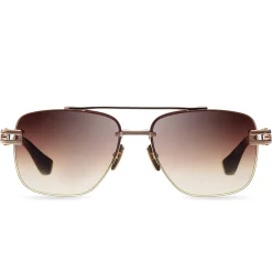 Dita Eyewear Dita Grand-Evo One DTS138-A-02 White Gold Brown Sunglasses< Sunglasses