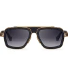 Dita Eyewear Dita LXN-EVO DTS403-A-01 Black Yellow Gold Sunglasses< Sunglasses