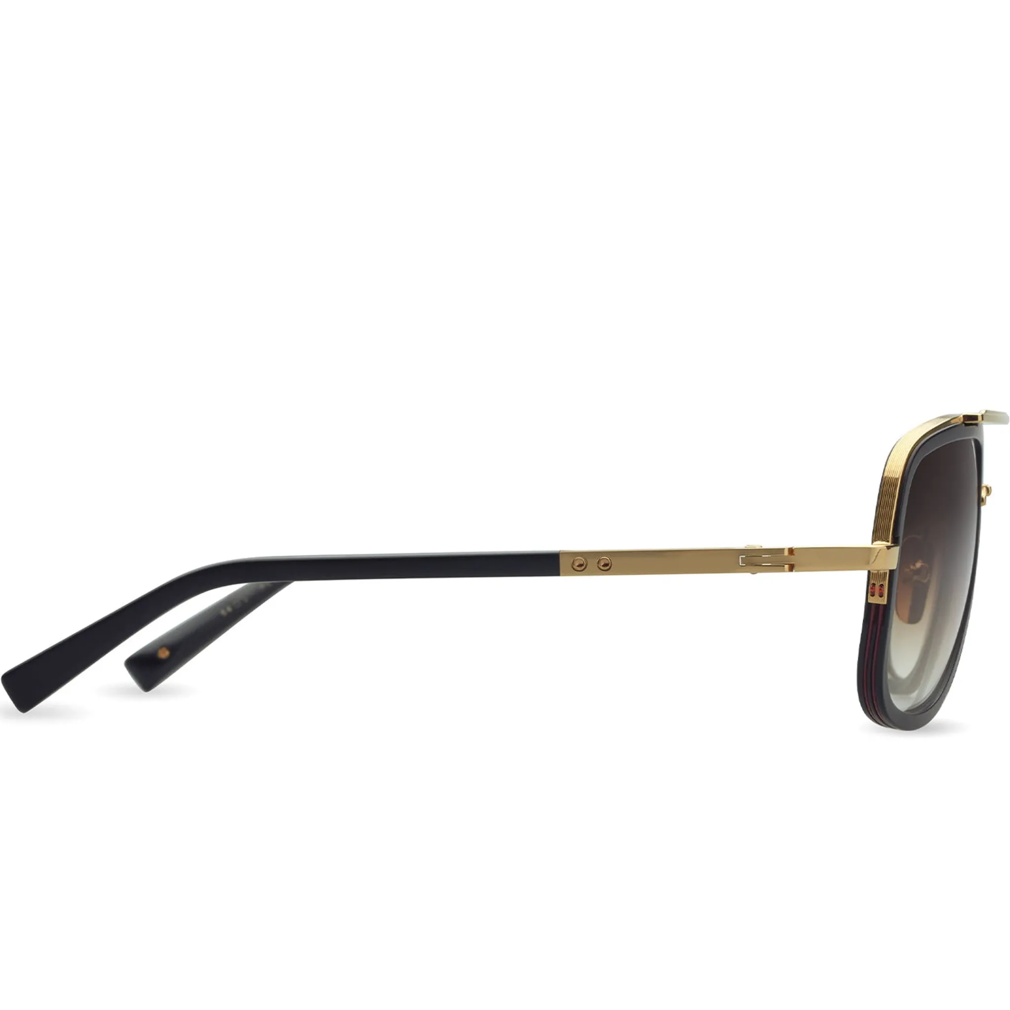 Dita Eyewear Dita Mach S DTS412-A-01 Yellow Gold Black Sunglasses< Sunglasses
