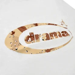 Drama Call Desert Camo Oval White T Shirt< T-shirts