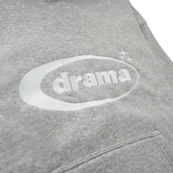 Drama Call OG Oval Grey Hoodie< Sweatshirts & Hoodies