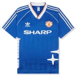 Drama Call x Manchester United 1988 Blue Jersey T Shirt< T-shirts