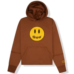 Drew House Mascot Deconstructed Hoodie Brown< Sweatshirts & Hoodies