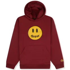 Drew House Mascot Hoodie Burgundy< Sweatshirts & Hoodies