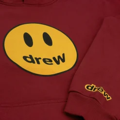 Drew House Mascot Hoodie Burgundy< Sweatshirts & Hoodies