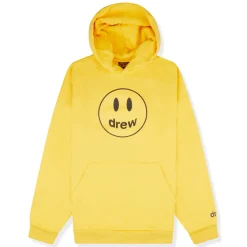 Drew House Mascot Hoodie Golden Yellow< Sweatshirts & Hoodies