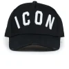 Dsquared2 Icon Baseball Cap Black white< Hats & Caps