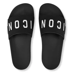 Dsquared2 Icon Pool Slides< Black Trainers|Sandals & Slides