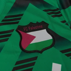 FC Palestina Palestine Retro Green Black Football T Shirt< T-shirts