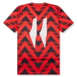 FC Palestina Palestine Retro Red Black Football T Shirt< T-shirts