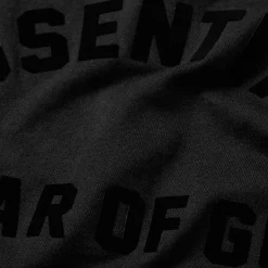 Fear Of God Essentials Arch Logo Jet Black T Shirt (SS23)< T-shirts