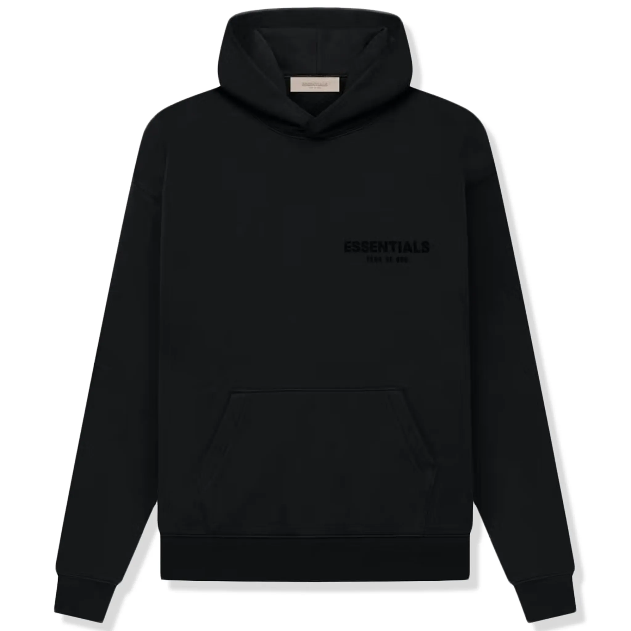 Fear Of God Essentials Black Hoodie (SS22)< Matching Sets|Sweatshirts & Hoodies