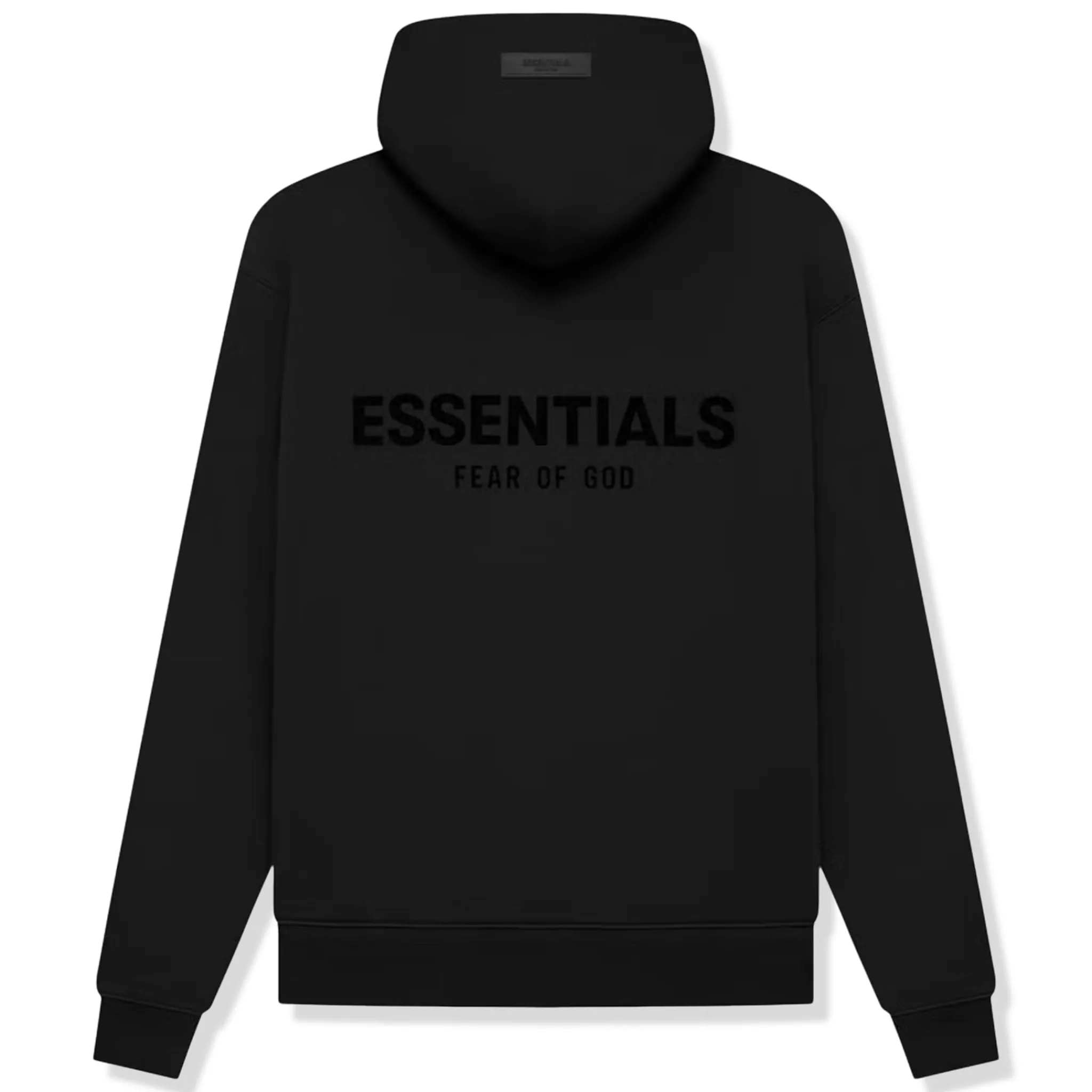 Fear Of God Essentials Black Hoodie (SS22)< Matching Sets|Sweatshirts & Hoodies