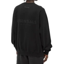Fear Of God Essentials Black Crewneck (SS21)< Sweatshirts & Hoodies