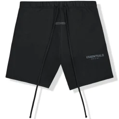 Fear Of God Essentials Black Reflective Shorts (SS21)< Shorts