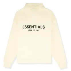 Fear Of God Essentials Buttercream Reverse Logo Half-Zip Sweatshirt (SS21)< Sweatshirts & Hoodies