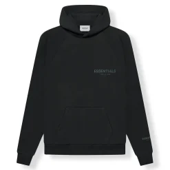 Fear Of God Essentials Core Collection Black Hoodie< Sweatshirts & Hoodies