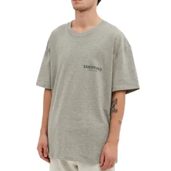 Fear Of God Essentials Core Collection Dark Heather Oatmeal T-Shirt< T-shirts