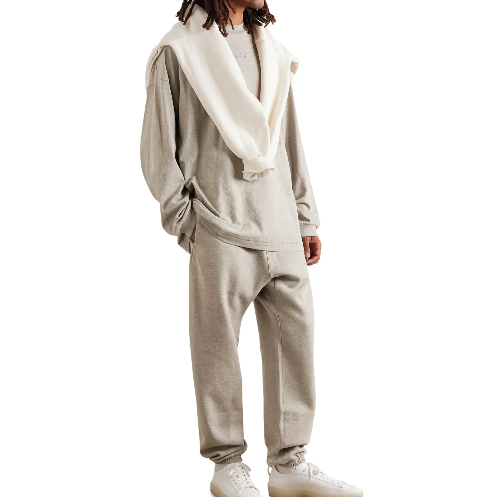 Fear Of God Essentials Core Heather Sweatpants (FW23)< Bottoms|Matching Sets