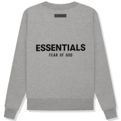 Fear Of God Essentials Dark Oatmeal Crewneck (SS22)< Sweatshirts & Hoodies
