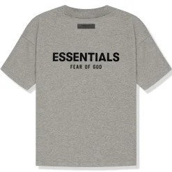 Fear Of God Essentials Dark Oatmeal T Shirt (SS22)< T-shirts