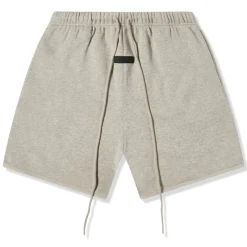 Fear Of God Essentials Dark Heather Oatmeal Shorts (FW23)< Shorts|Matching Sets
