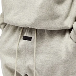 Fear Of God Essentials Dark Heather Oatmeal Shorts (FW23)< Shorts|Matching Sets