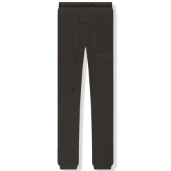 Fear Of God Essentials Flocked Off Black Sweatpants (FW22)< Bottoms|Sweatpants