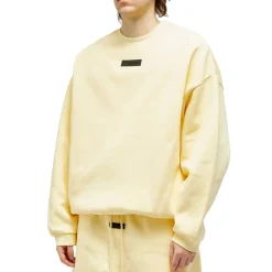 Fear Of God Essentials Garden Yellow Crewneck (FW23)< Sweatshirts & Hoodies