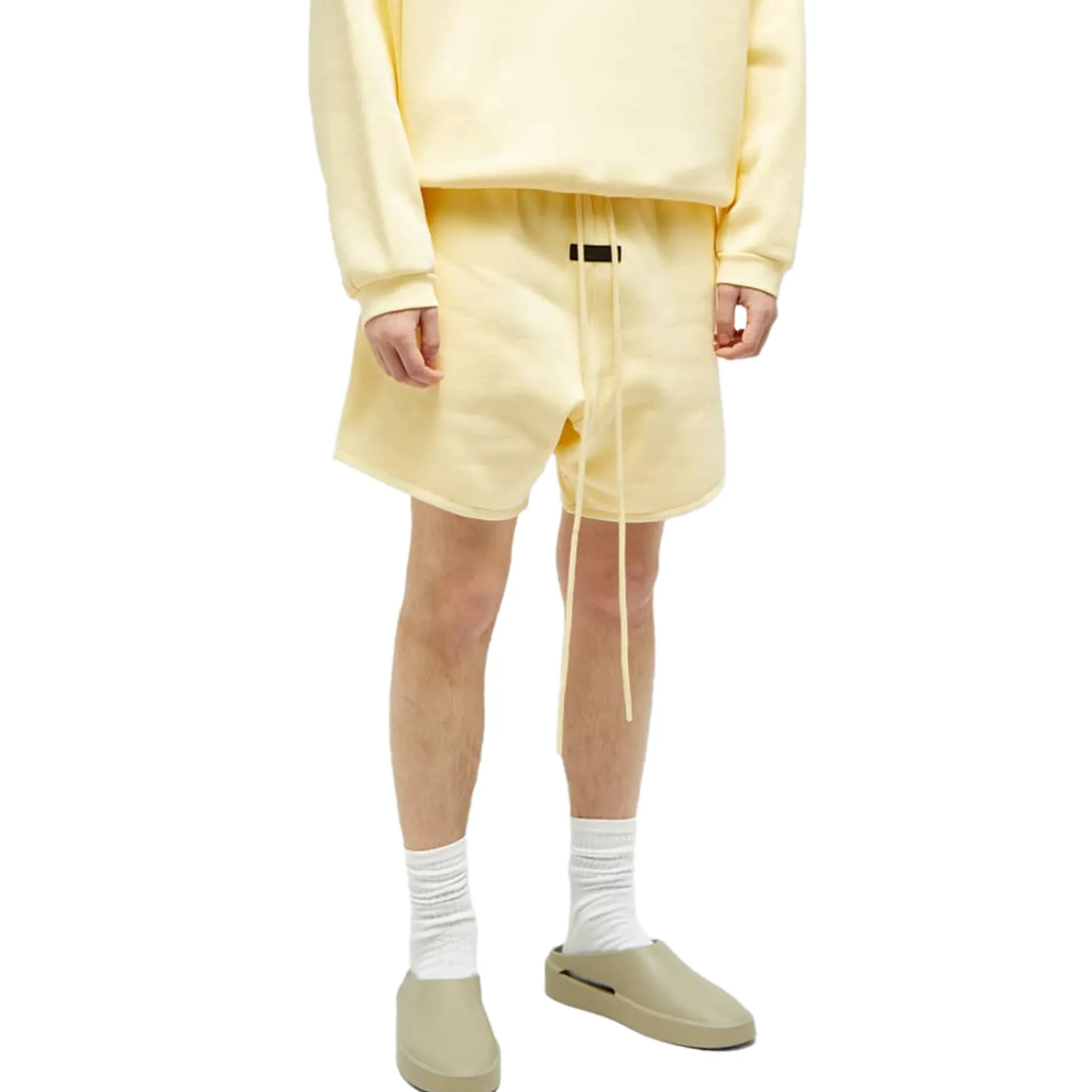 Fear Of God Essentials Garden Yellow Shorts (FW23)< Shorts|Matching Sets