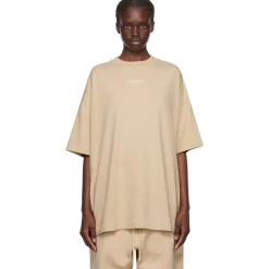 Fear Of God Essentials Gold Heather T Shirt (FW23)< Matching Sets|T-shirts