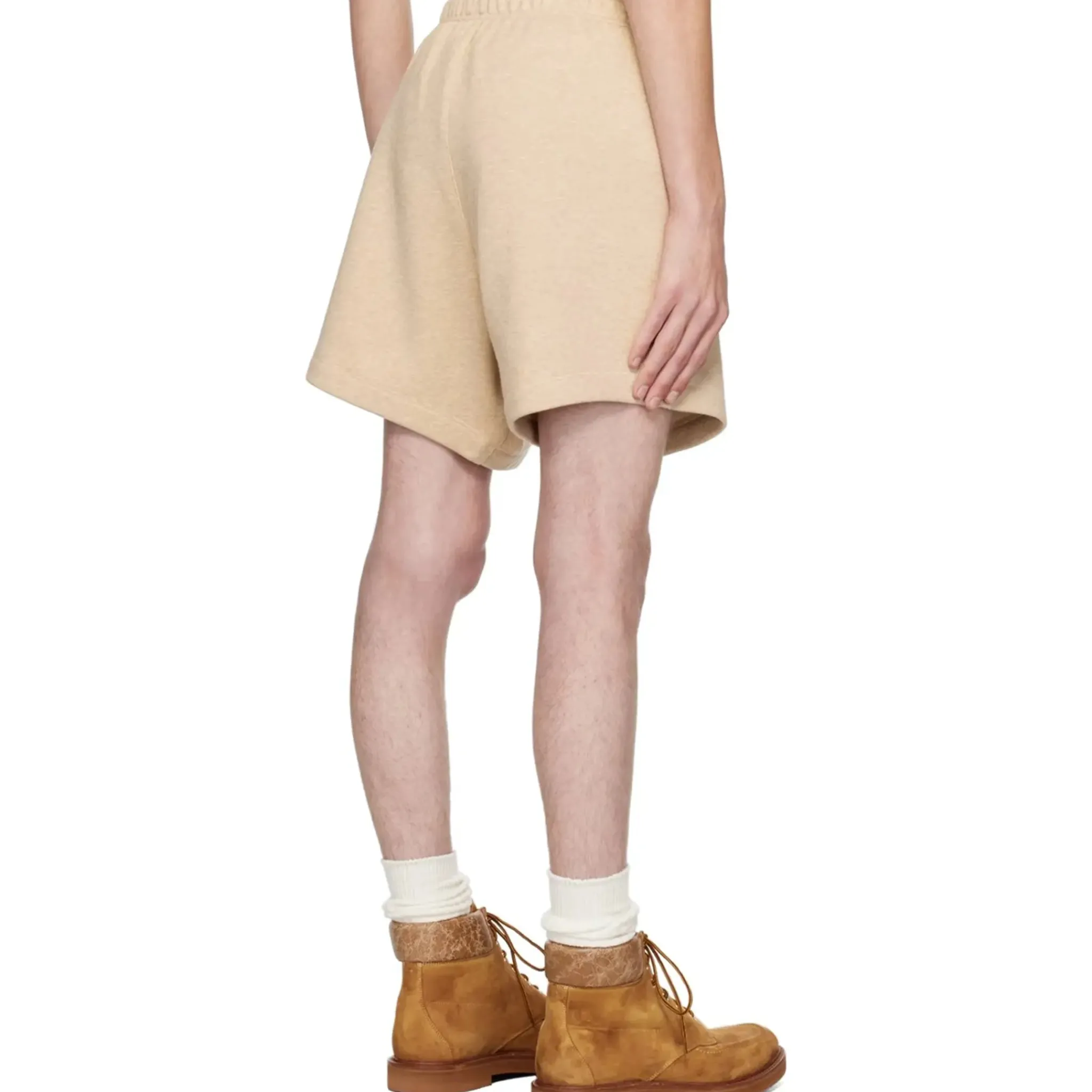 Fear Of God Essentials Gold Heather Shorts (FW23)< Shorts|Matching Sets