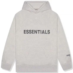 Fear Of God Essentials Heather Oatmeal Hoodie< Sweatshirts & Hoodies