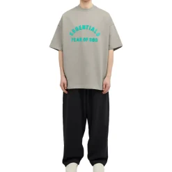 Fear Of God Essentials Heavy Jersey Crewneck Seal T Shirt< T-shirts