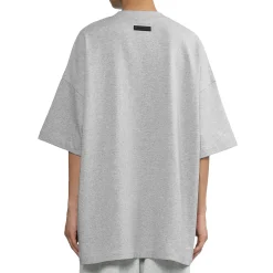 Fear Of God Essentials Heavy Jersey Crewneck Light Heather Grey T Shirt< T-shirts