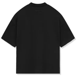 Fear Of God Essentials Heavy Jersey Crewneck Jet Black T Shirt< T-shirts
