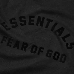 Fear Of God Essentials Heavy Jersey Crewneck Jet Black T Shirt< T-shirts