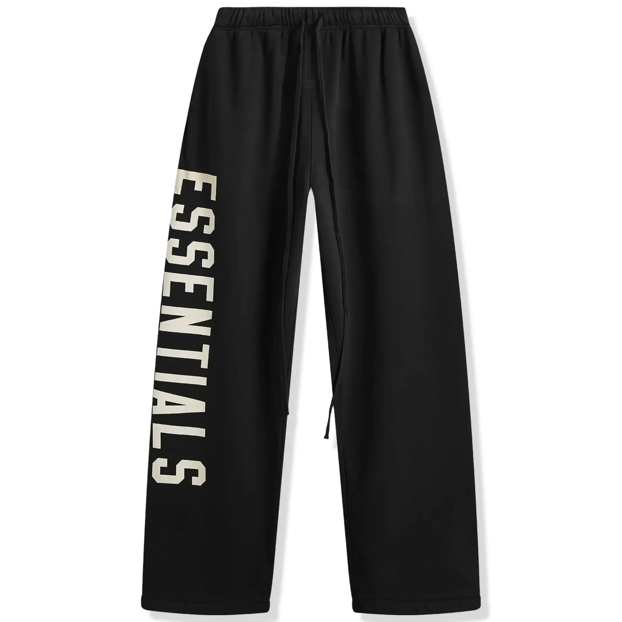 Fear Of God Essentials Heavy Fleece Relaxed Fit Black Sweatpants< Bottoms|Sweatpants