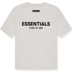 Fear Of God Essentials Light Oatmeal T Shirt (SS22)< Matching Sets|T-shirts