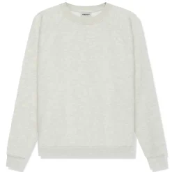 Fear Of God Essentials Light Heather Oatmeal Crewneck (SS21)< Sweatshirts & Hoodies