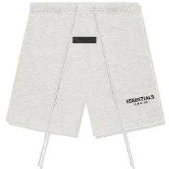 Fear Of God Essentials Light Oatmeal Shorts (SS22)< Shorts|Matching Sets