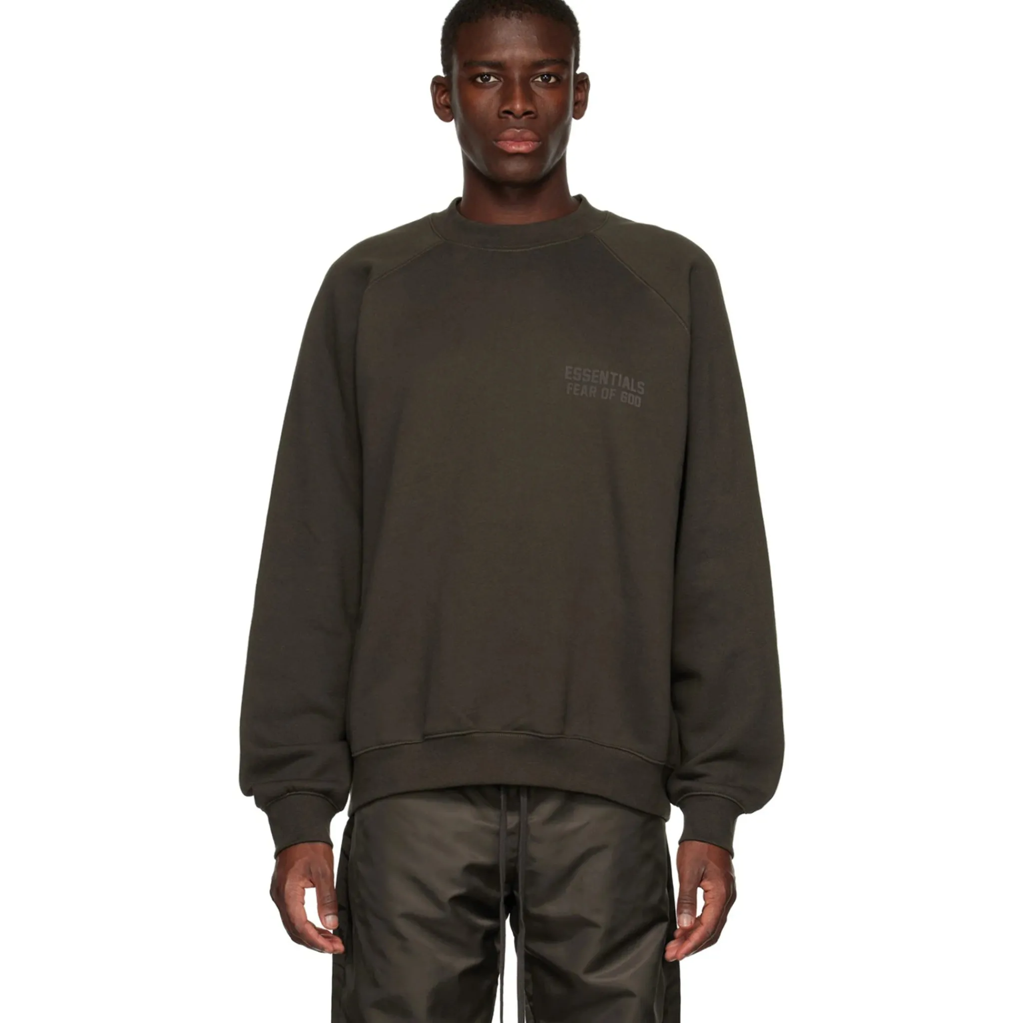 Fear Of God Essentials Off Black Sweatshirt (SS23)< Sweatshirts & Hoodies