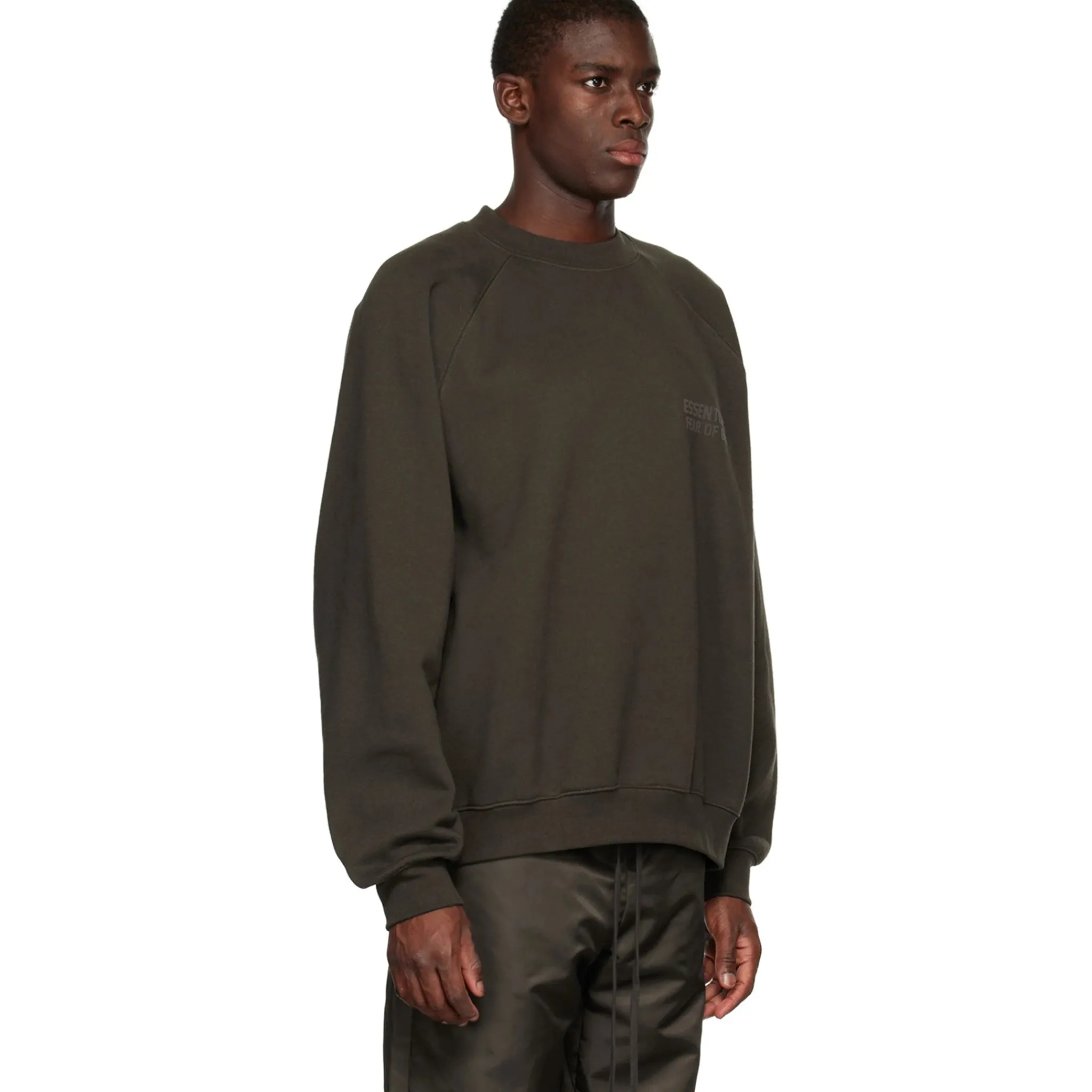 Fear Of God Essentials Off Black Sweatshirt (SS23)< Sweatshirts & Hoodies
