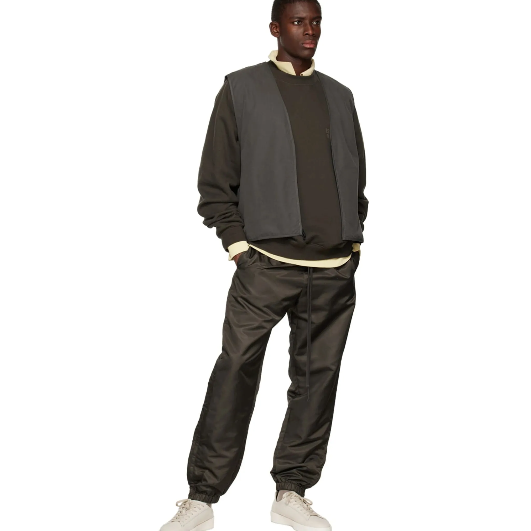 Fear Of God Essentials Off Black Sweatshirt (SS23)< Sweatshirts & Hoodies