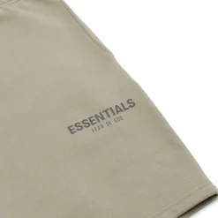 Fear Of God Essentials Olive/Khaki Reflective Shorts< Shorts