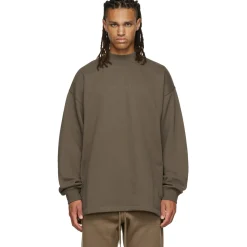 Fear Of God Essentials Relaxed Wood Crewneck (FW22)< Sweatshirts & Hoodies