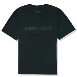 Fear Of God Essentials Reverse Logo Black T Shirt (SS21)< T-shirts