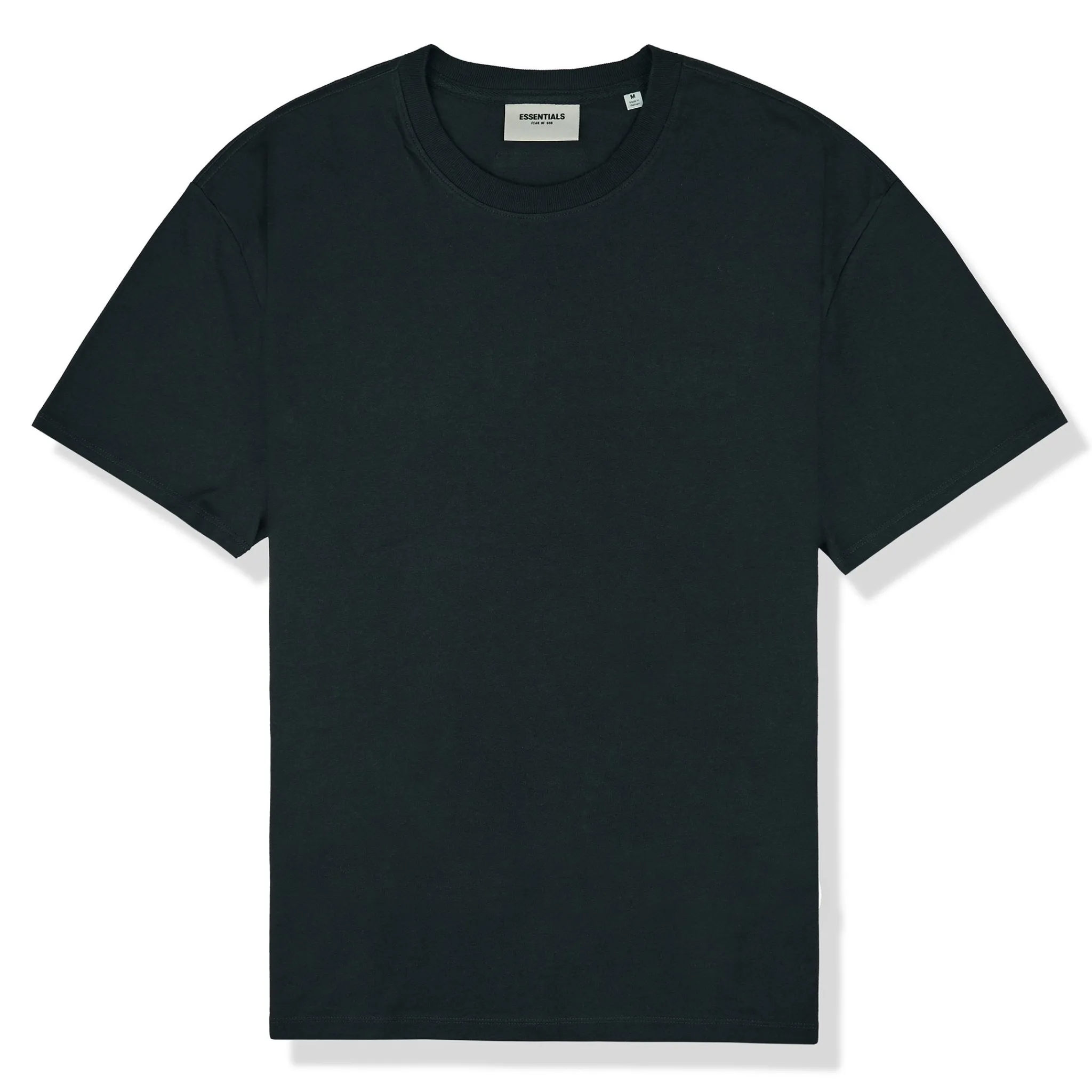 Fear Of God Essentials Reverse Logo Black T Shirt (SS21)< T-shirts